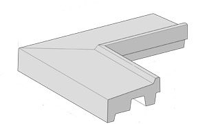 Raamdorpels - Raamdorpel type Z hoekstuk